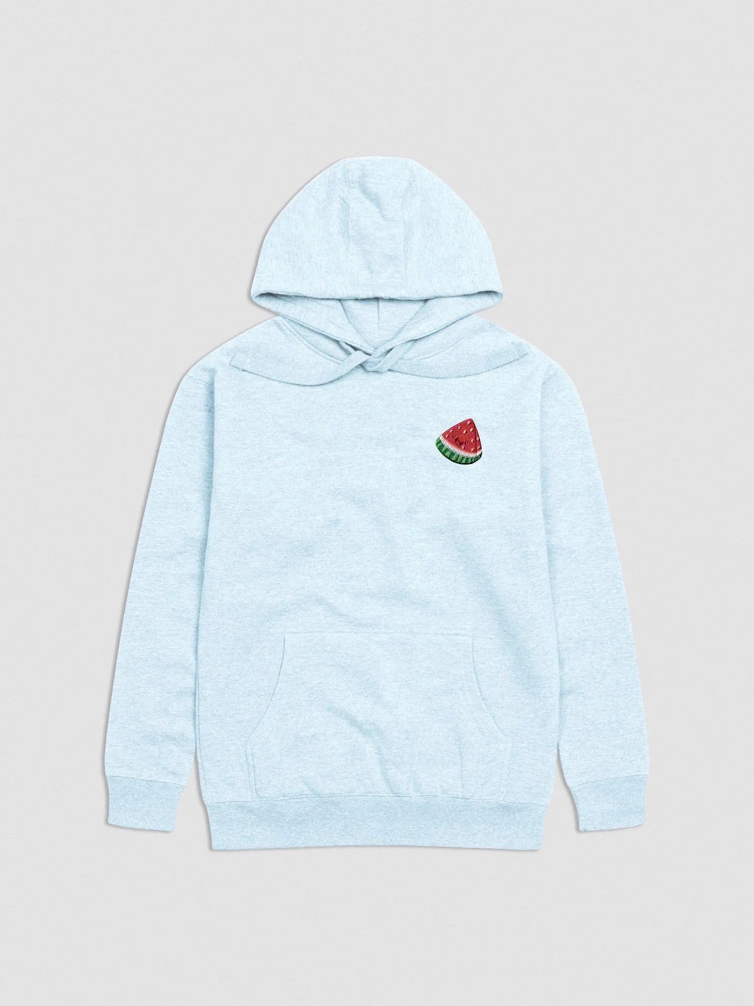 Smiling Watermelon embroidered Unisex Hoodie product image (6)