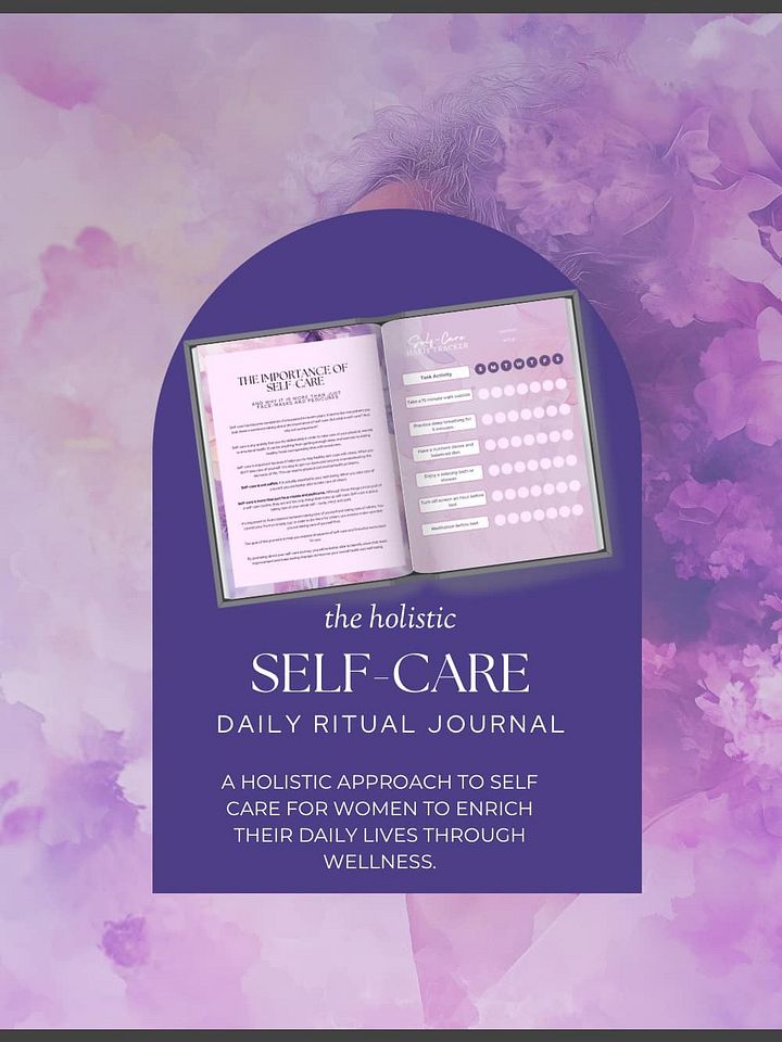 The Holistic 30 Day Self Care Ritual Journal (Digital, printable) product image (1)