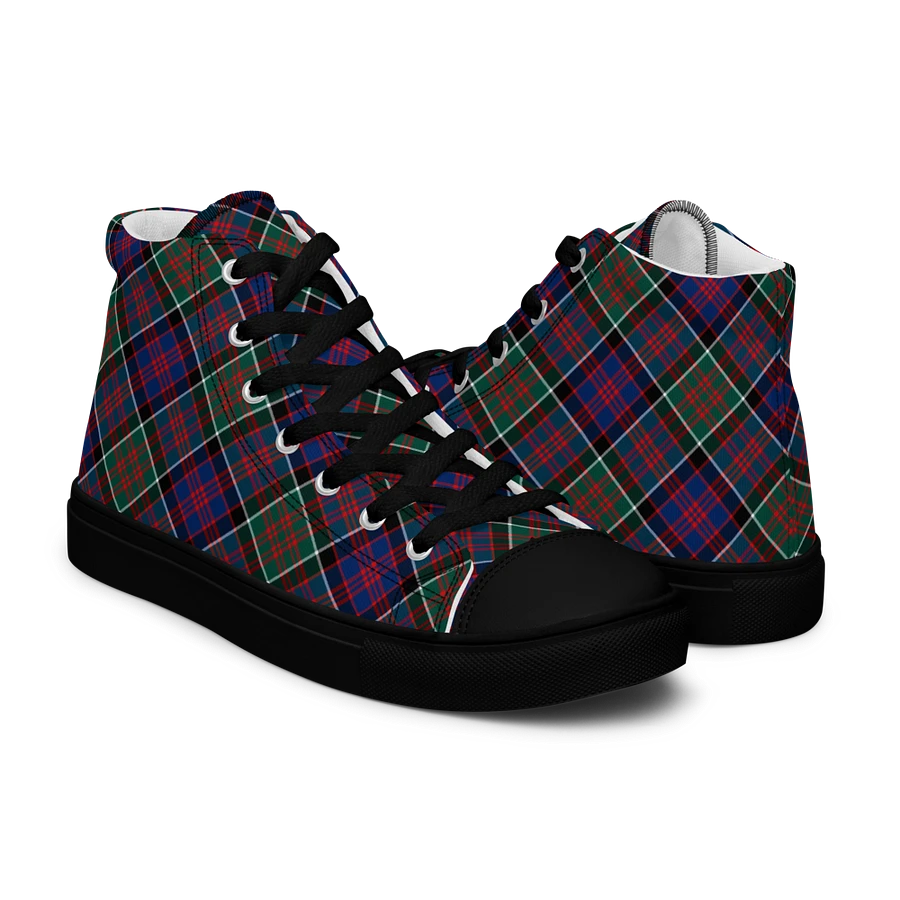 MacDonald Clanranald Tartan Men's High Top Shoes product image (7)