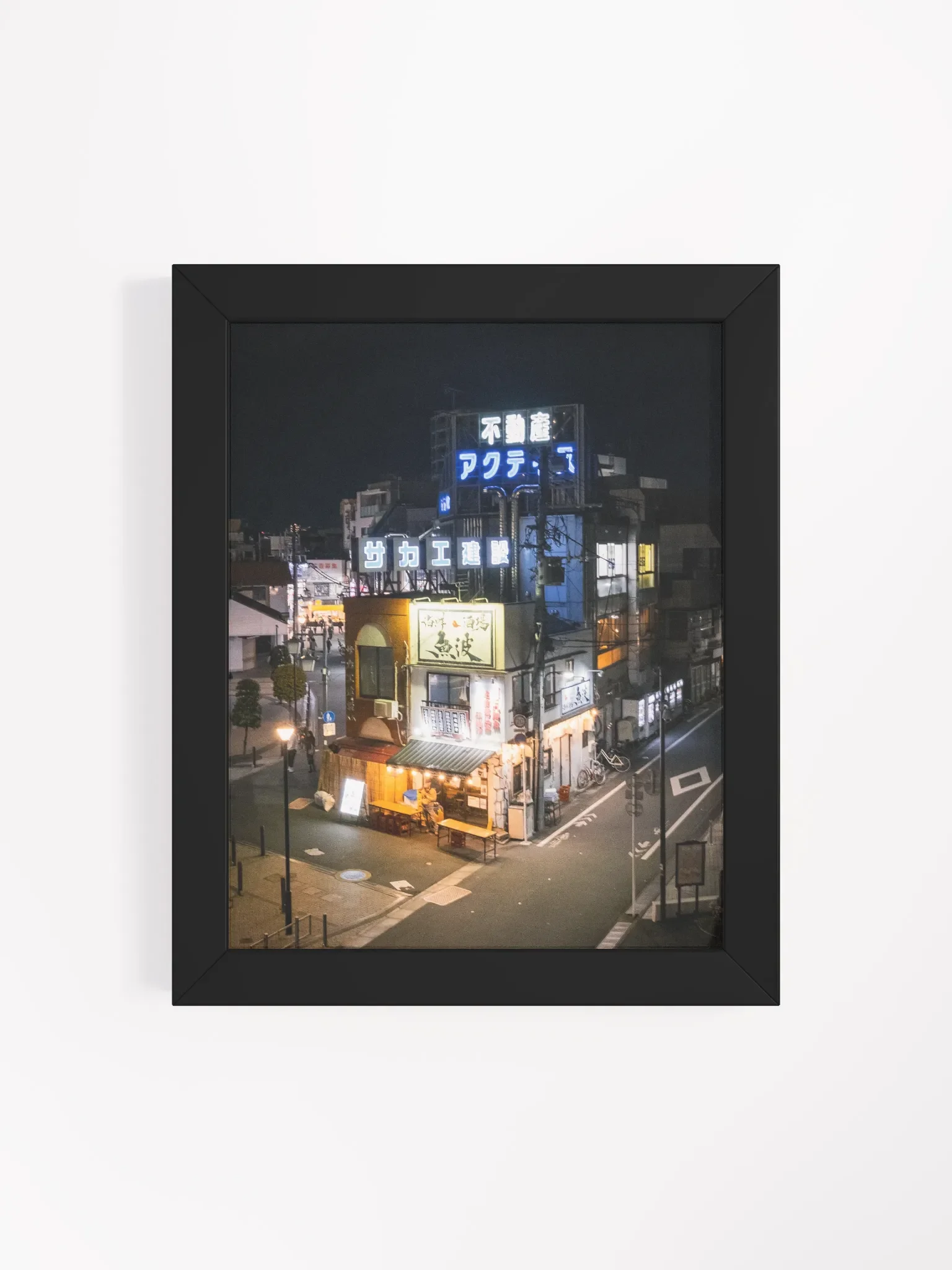 Shinamachi Lights and Shadows - framed photo product image (33)