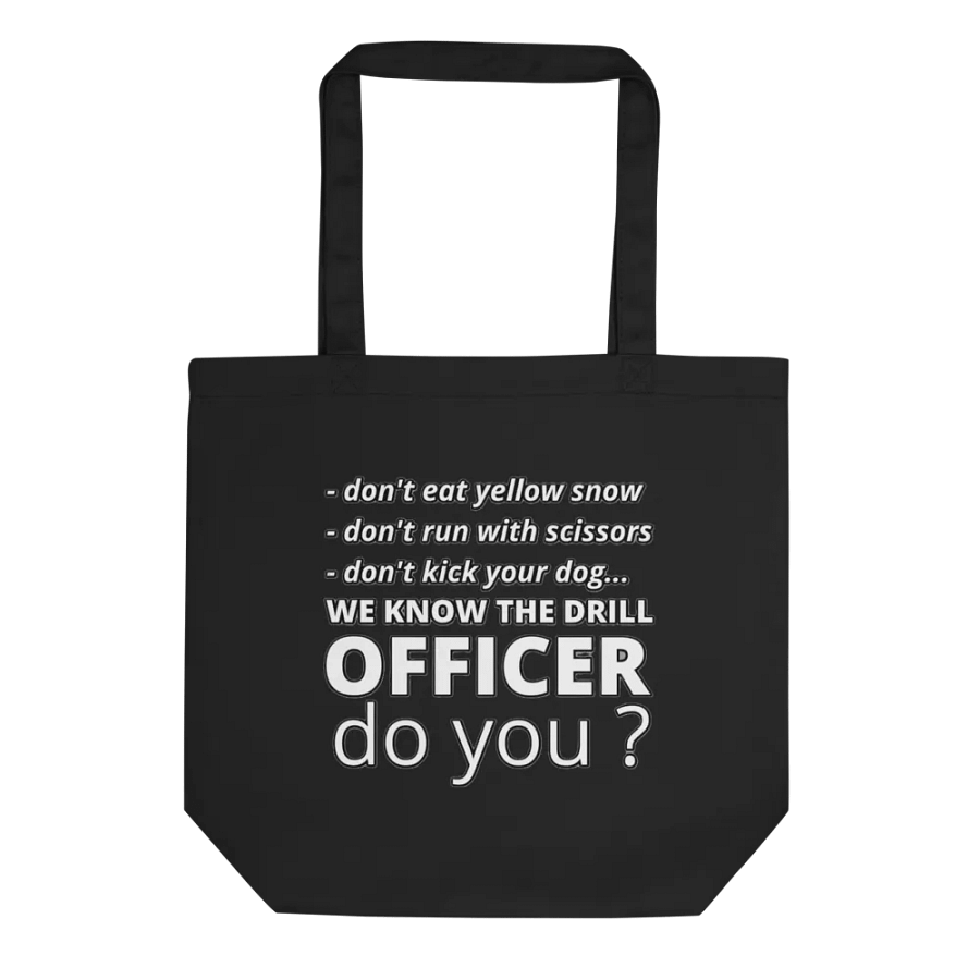 WE KNOW THE DRILL OFFICER, DO YOU? product image (1)
