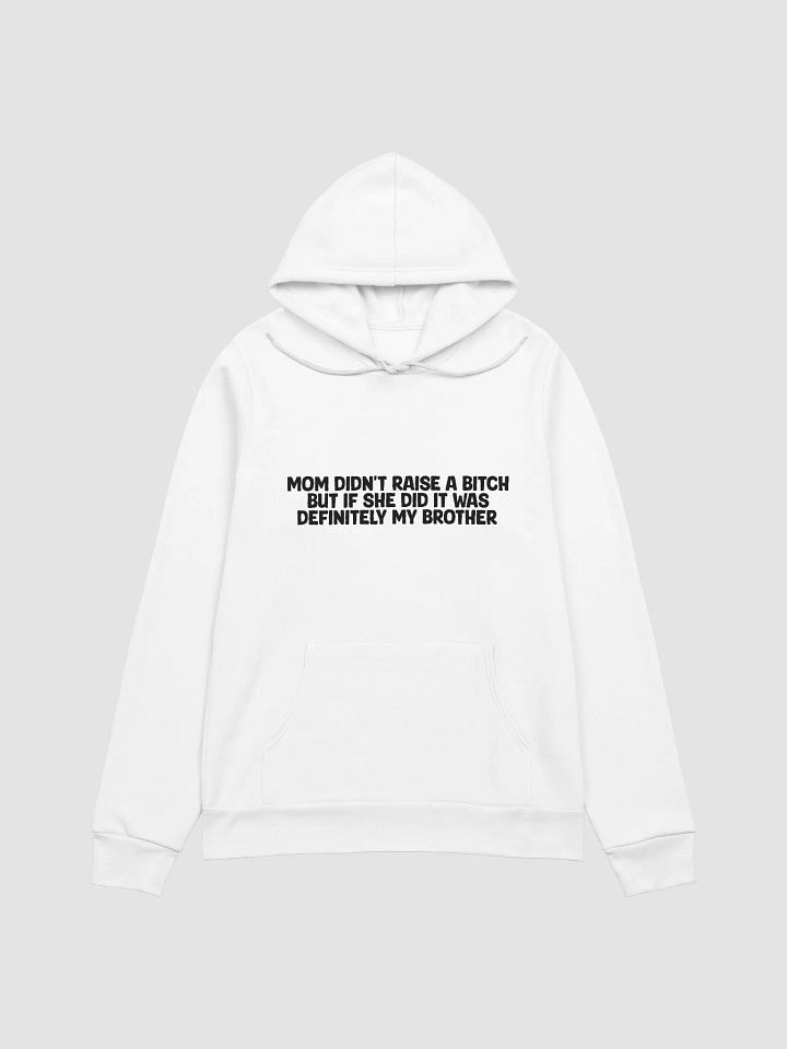 White Raised Brother Hoodie product image (1)