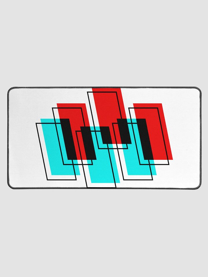 Offset Anaglyph Neoprene Desk Mat product image (1)