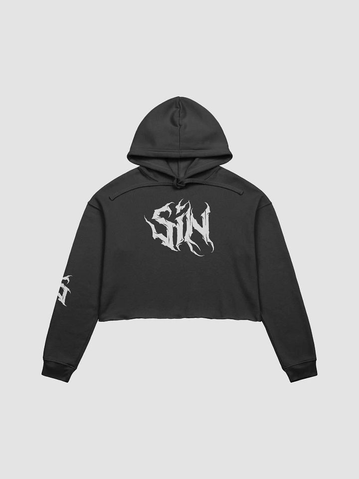 Sin Crop Top Hoodie product image (1)