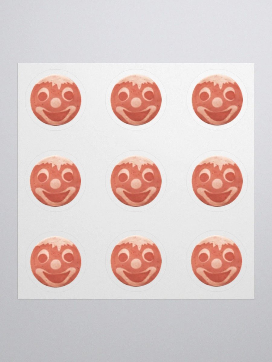 Clown Meat bubble free stickers product image (1)