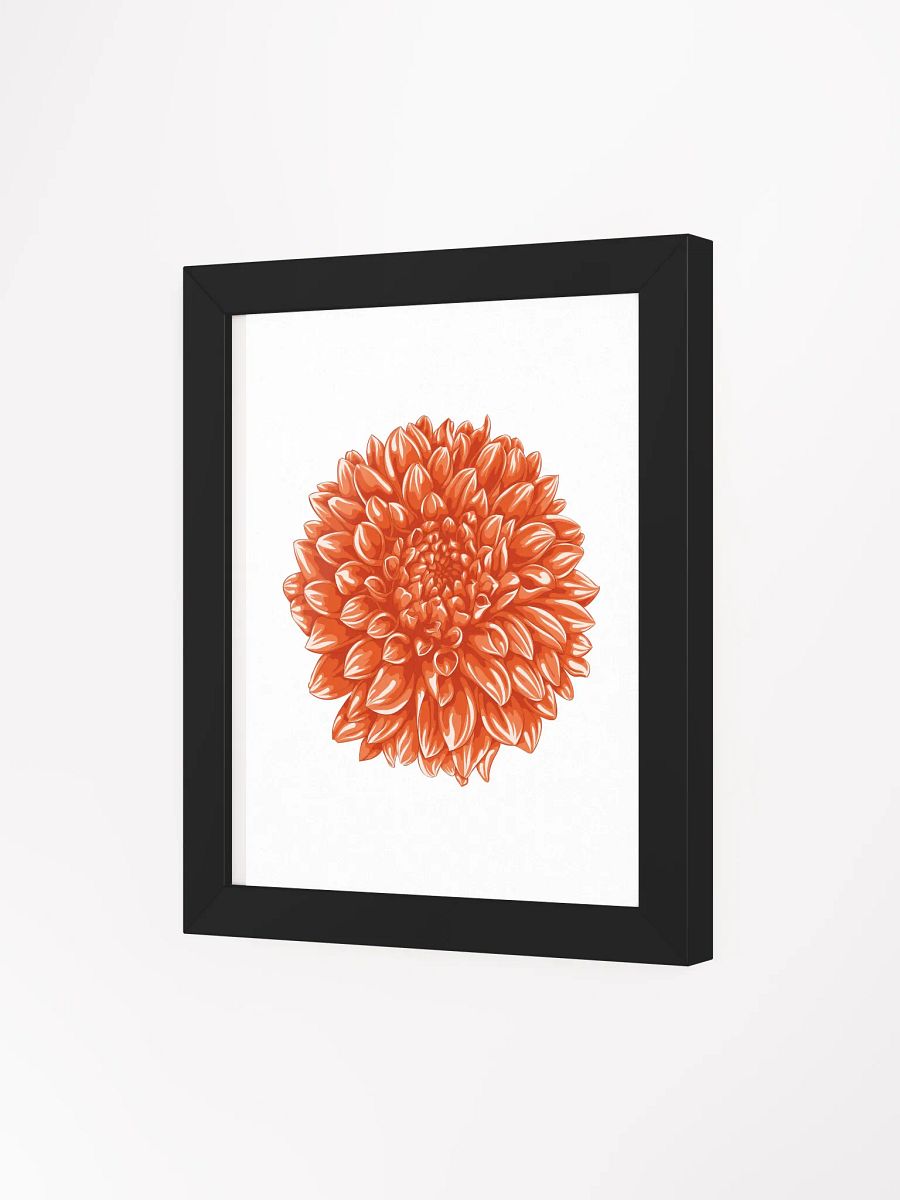 Orange Stylized Dahlia Bloom product image (5)