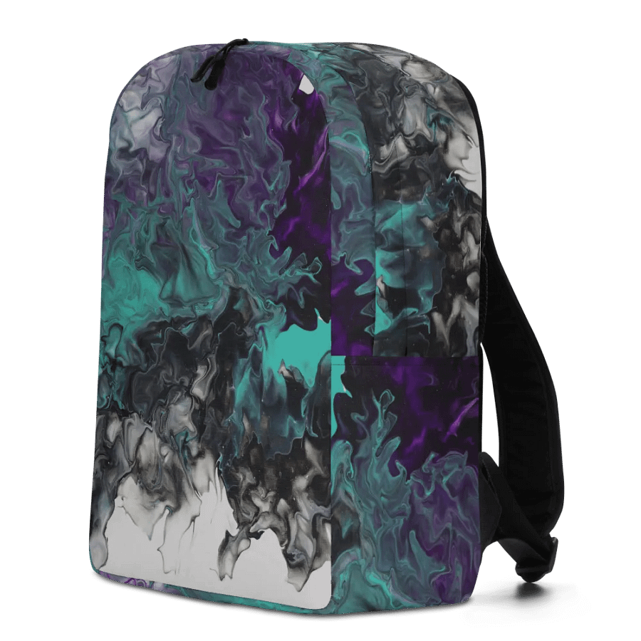 Acrylic Pour Printed Backpack- Original FCCA Design product image (12)