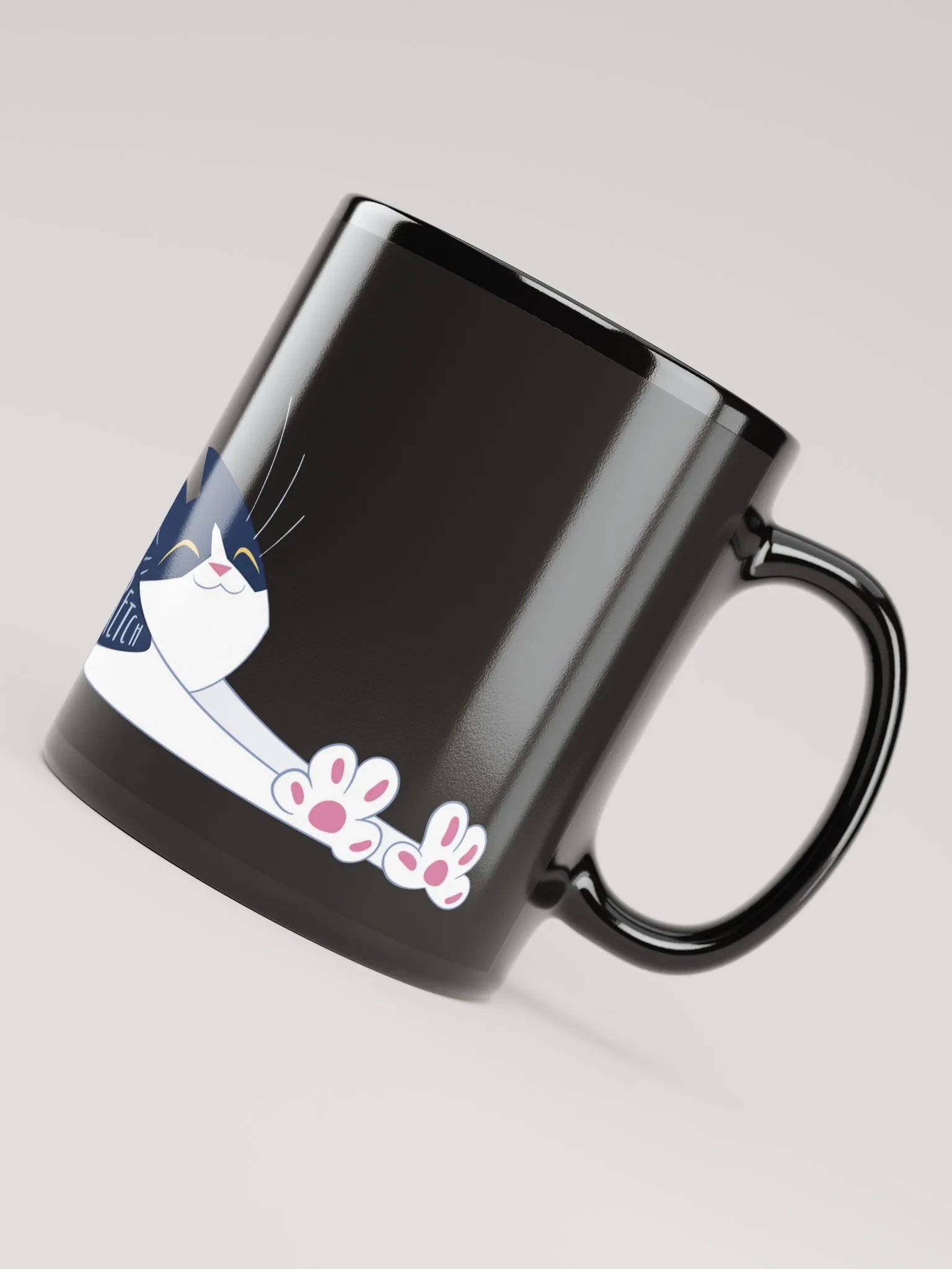 Biiiiiig Stretch Mishka Mug Black Glossy product image (7)