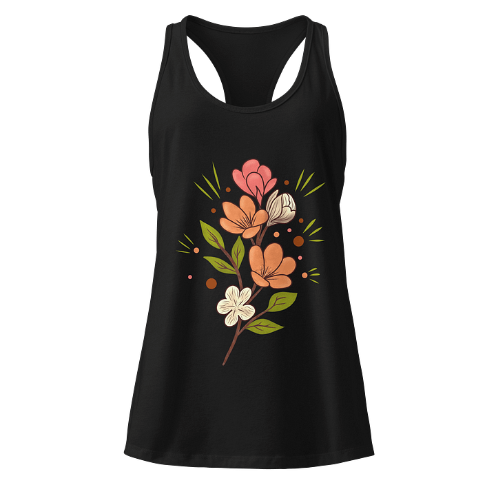 Floral Fusion Racerback Tank product image (1)