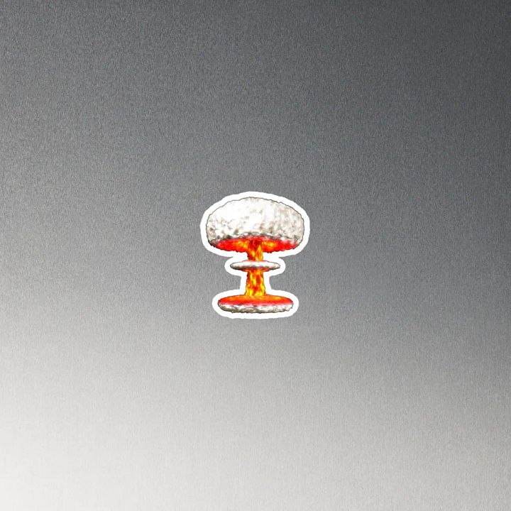 Nuclear Explosion Die-Cut Magnets product image (2)