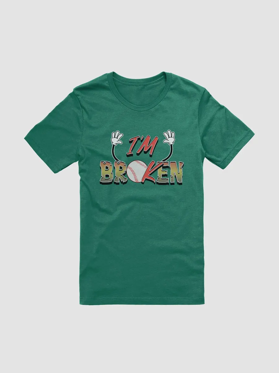 Im Broken Im Ok Baseball Hands Playful Gesture T-Shirt product image (25)