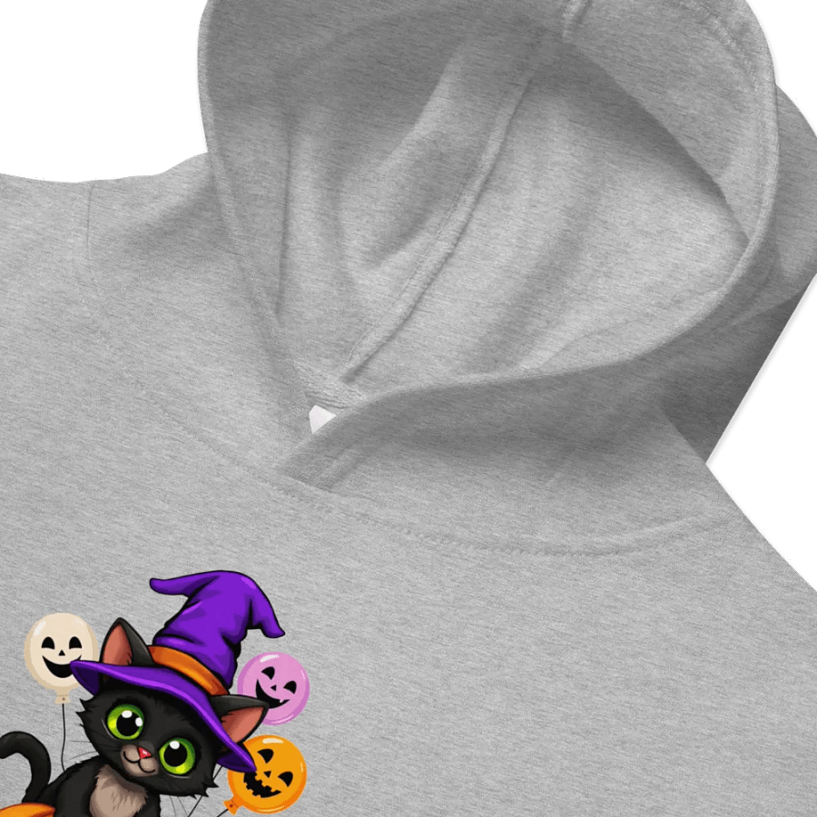 Witchy Sitting Pumpkin Cat Youth Pullover Fleece product image (32)