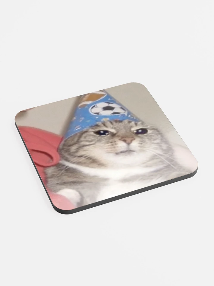 Glossed Cork Coaster: Meme Cats product image (2)