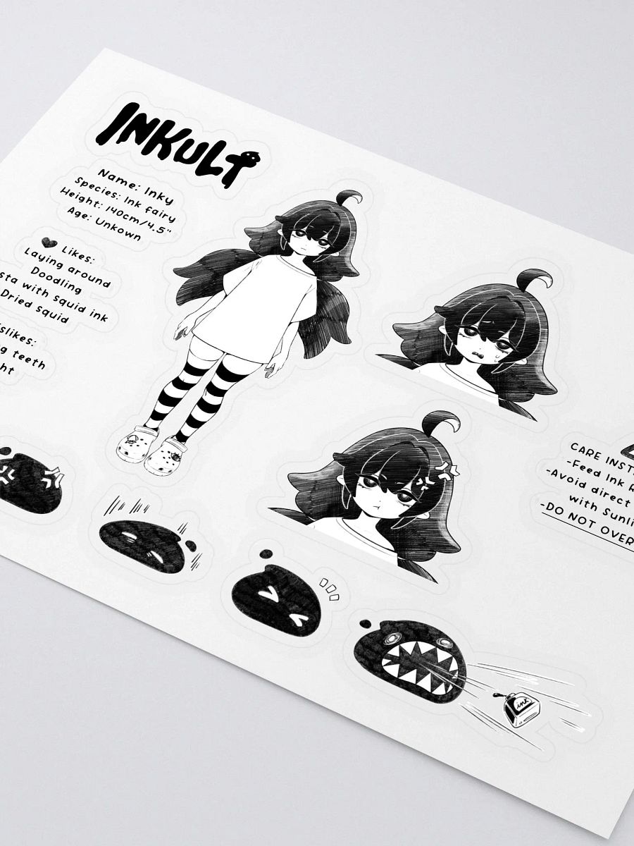 Inky Sticker Sheet product image (1)