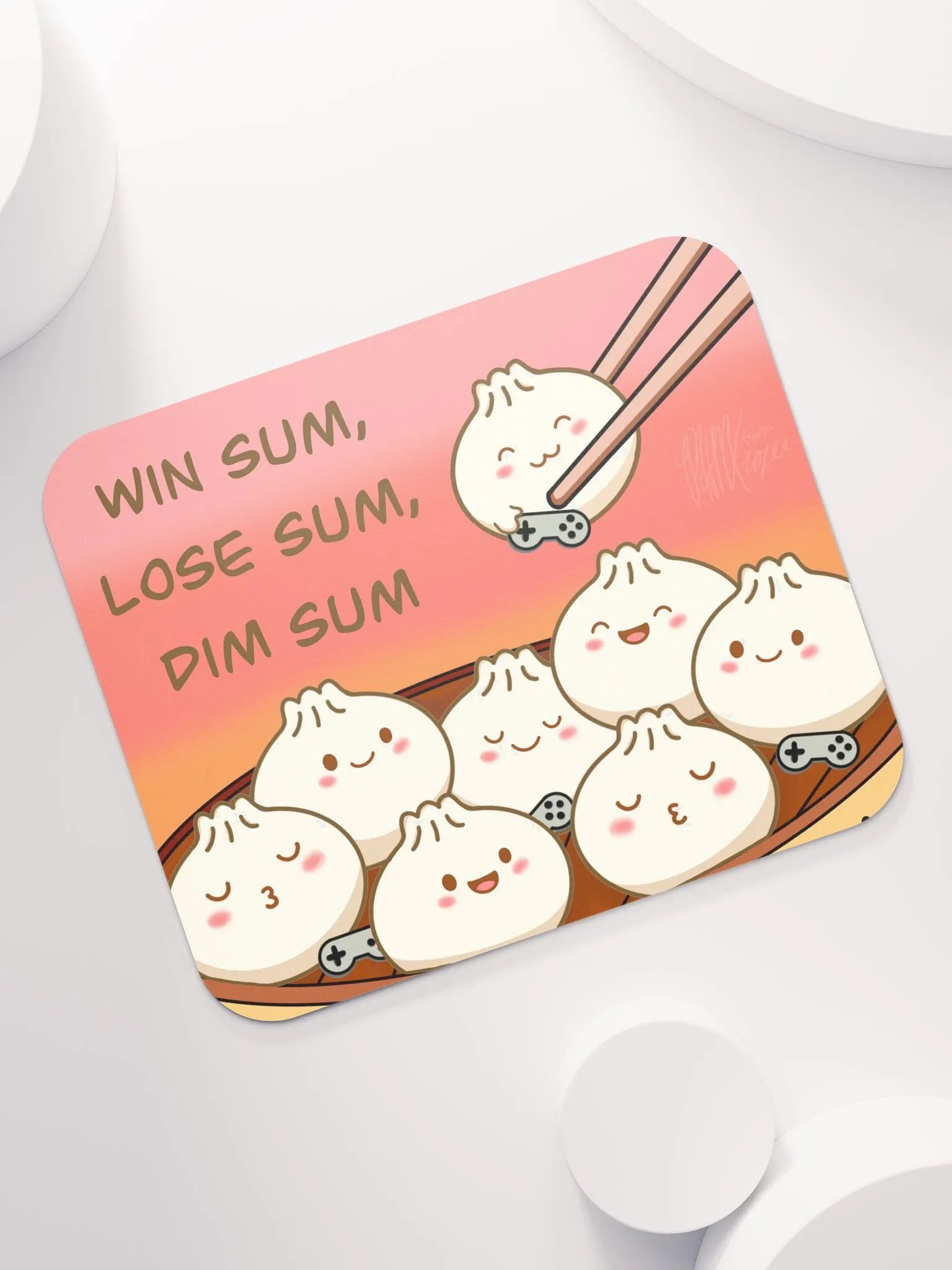 Win, Lose, Dim Sum | Mousepad product image (7)
