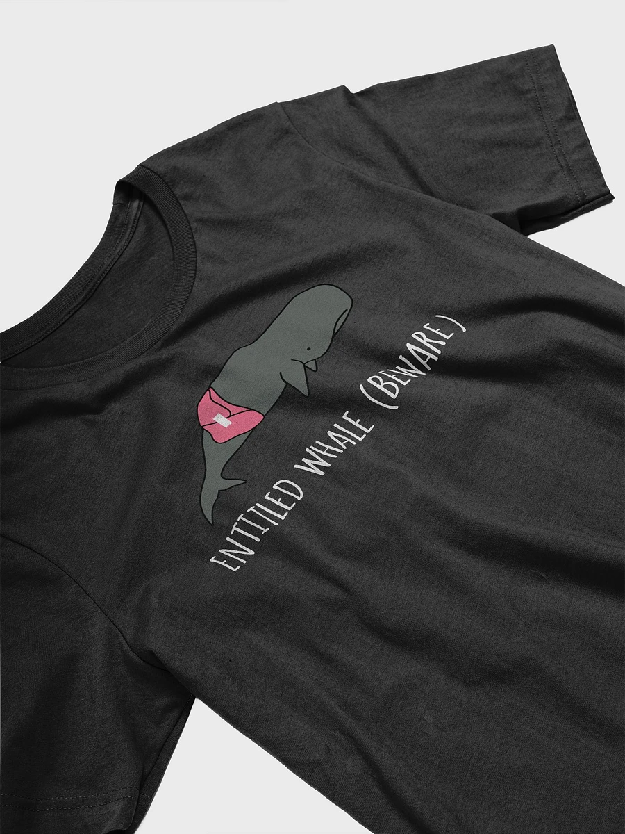 Entitled Whale - Black T-Shirt product image (3)