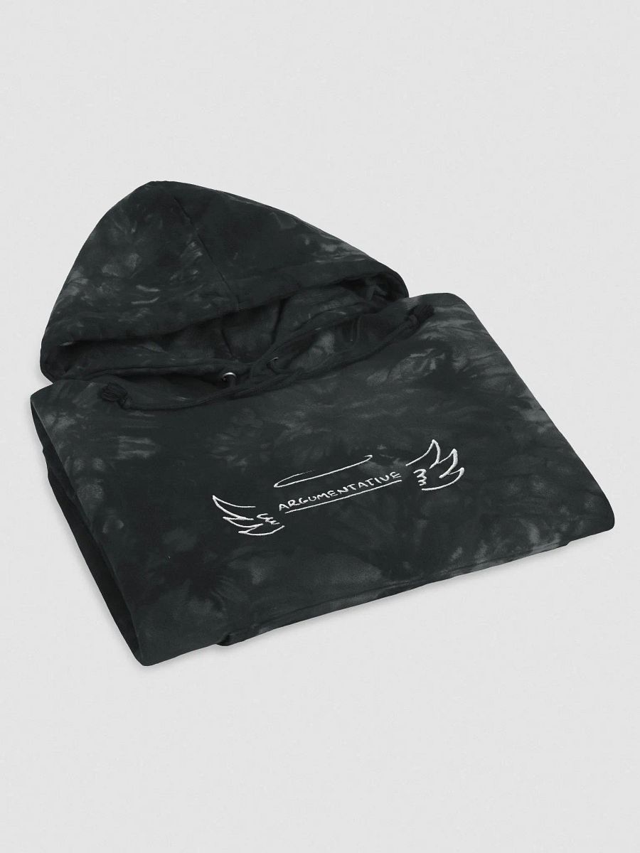 ANGELIC (white design) embroidered tie-dye champion hoodie product image (7)
