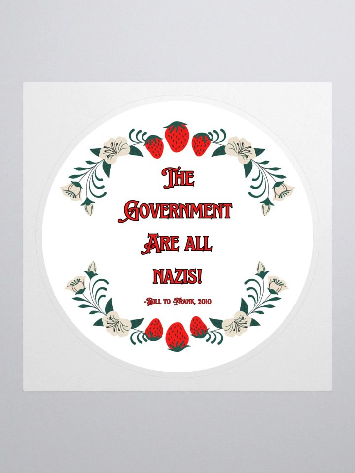 TLOU Government quote sticker product image (1)