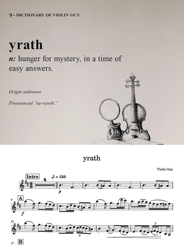 yrath - Sheet Music product image (1)