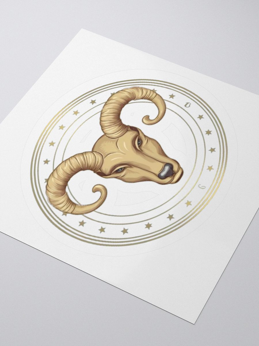 Aries Zodiac Kiss-Cut Sticker product image (7)