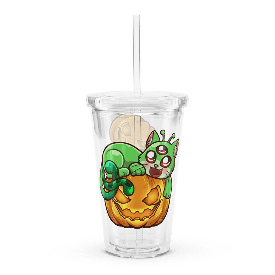 Halloween Cosmos Cat 16oz Tumbler product image (2)