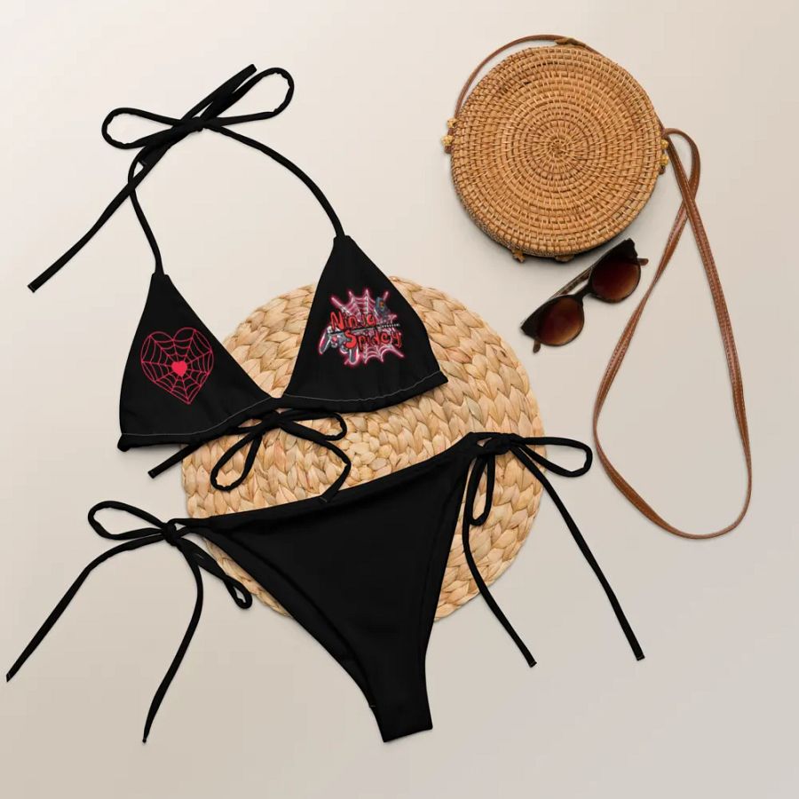 NinjaSpidey Black String Bikini product image (7)