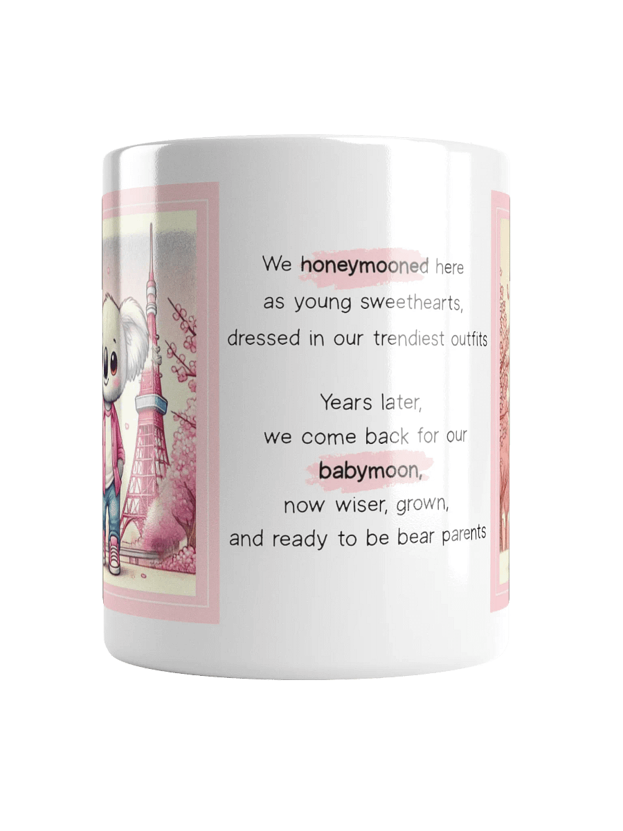 Honeymoon to Babymoon Koala Couple Mug product image (3)