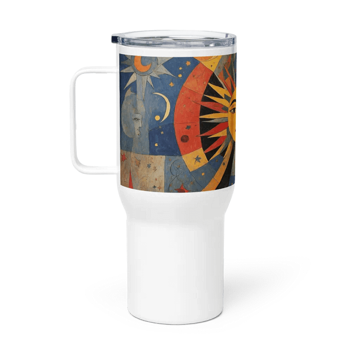 Cosmic Sunburst Travel Mug product image (1)