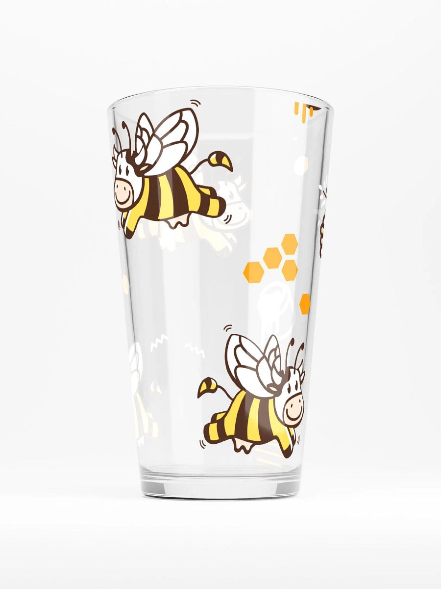Buzzy Cow Bee Shaker Pint Glass product image (3)