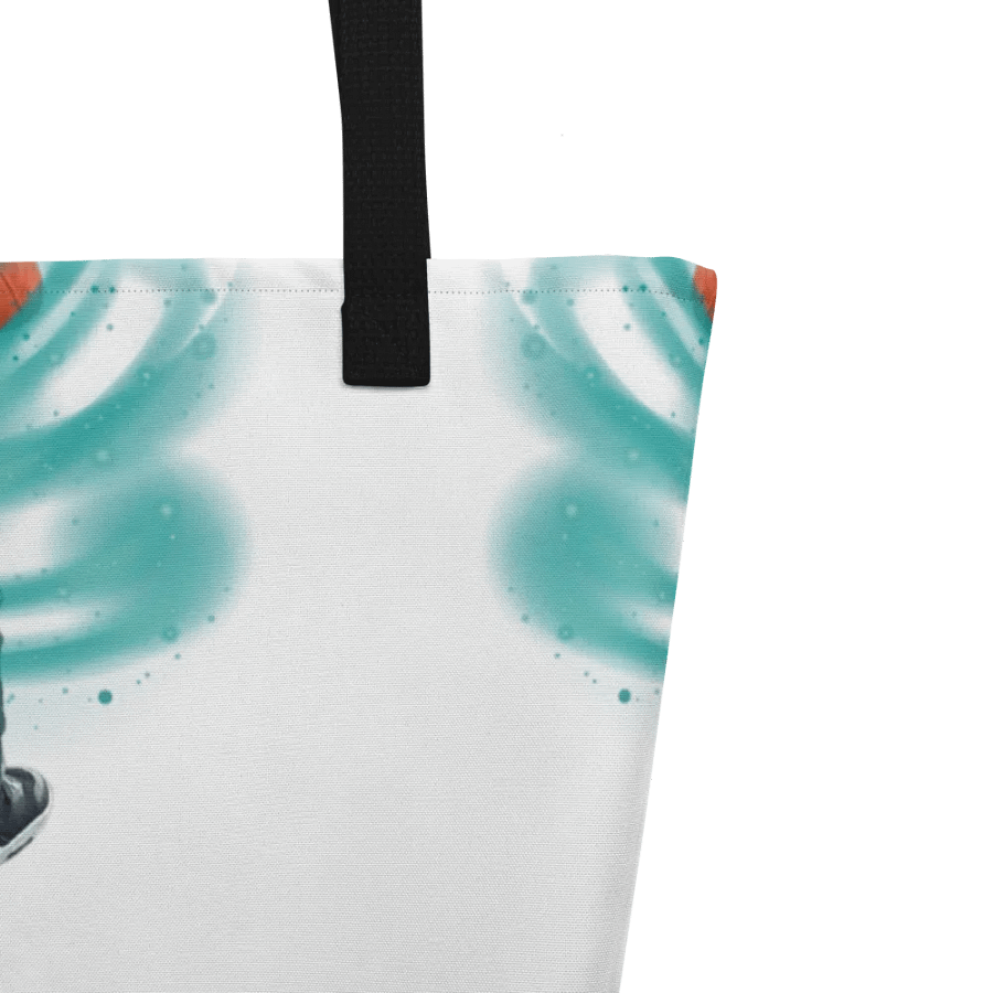 Glitch Wheel All-Over Tote Bag product image (3)