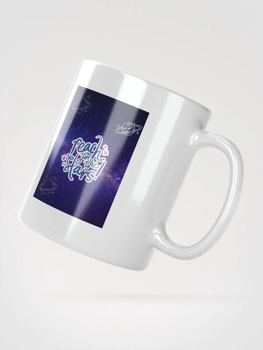 Reach for the stars Starry Dreams White Glossy Mug product image (2)