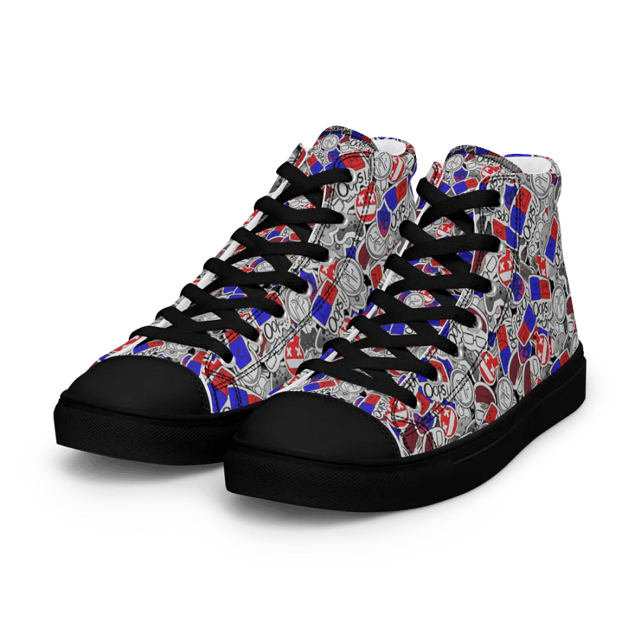 Sticker-Bomb Men's Hi-Tops product image (5)