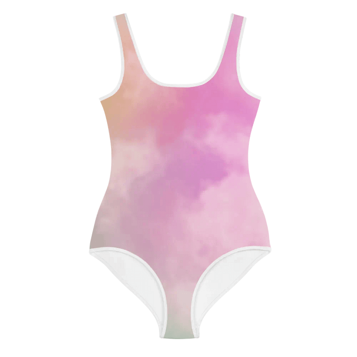 Blur cloud rainbow Design Youth One Piece Swimsuit - V4 product image (1)
