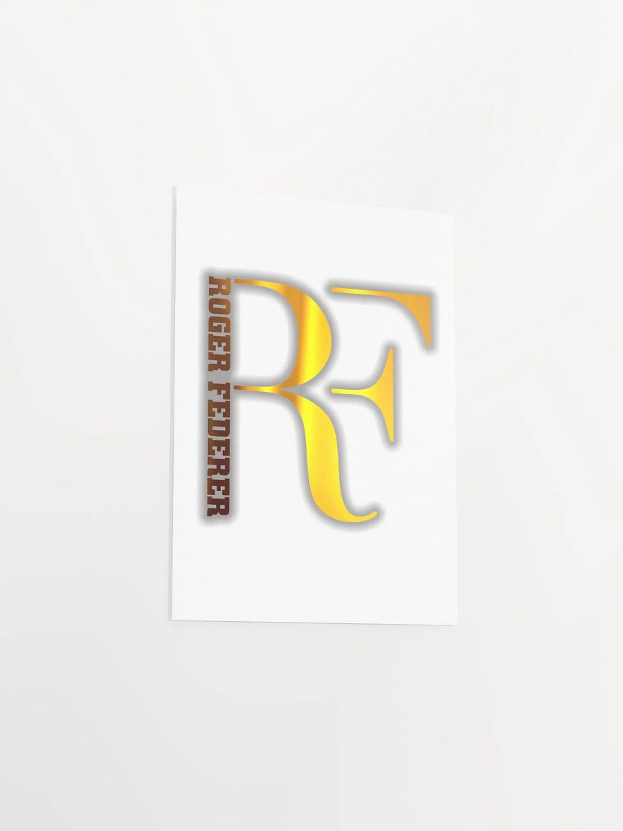 Roger Federer Gold Logo Poster product image (30)