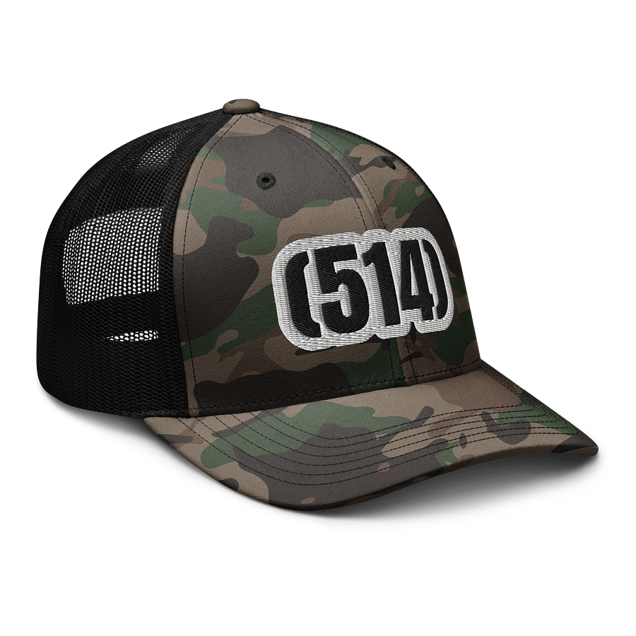 514 Camo Trucker Hat AREA CODE product image (6)