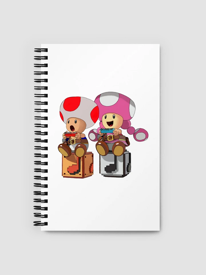 Toad & Toadette PogHype Spiral Notebook product image (1)