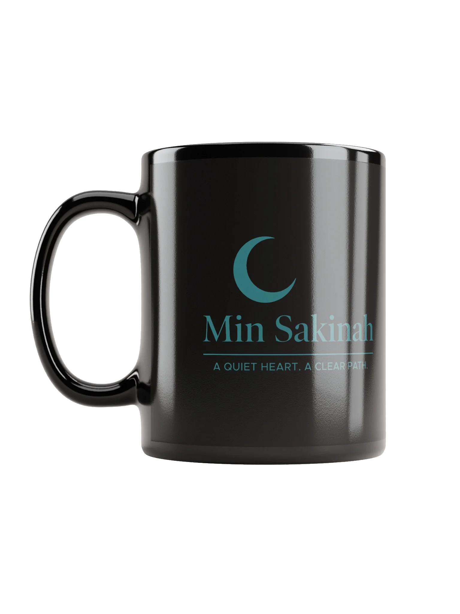 Min Sakinah Vision Mug - Dark Teal on Black product image (6)