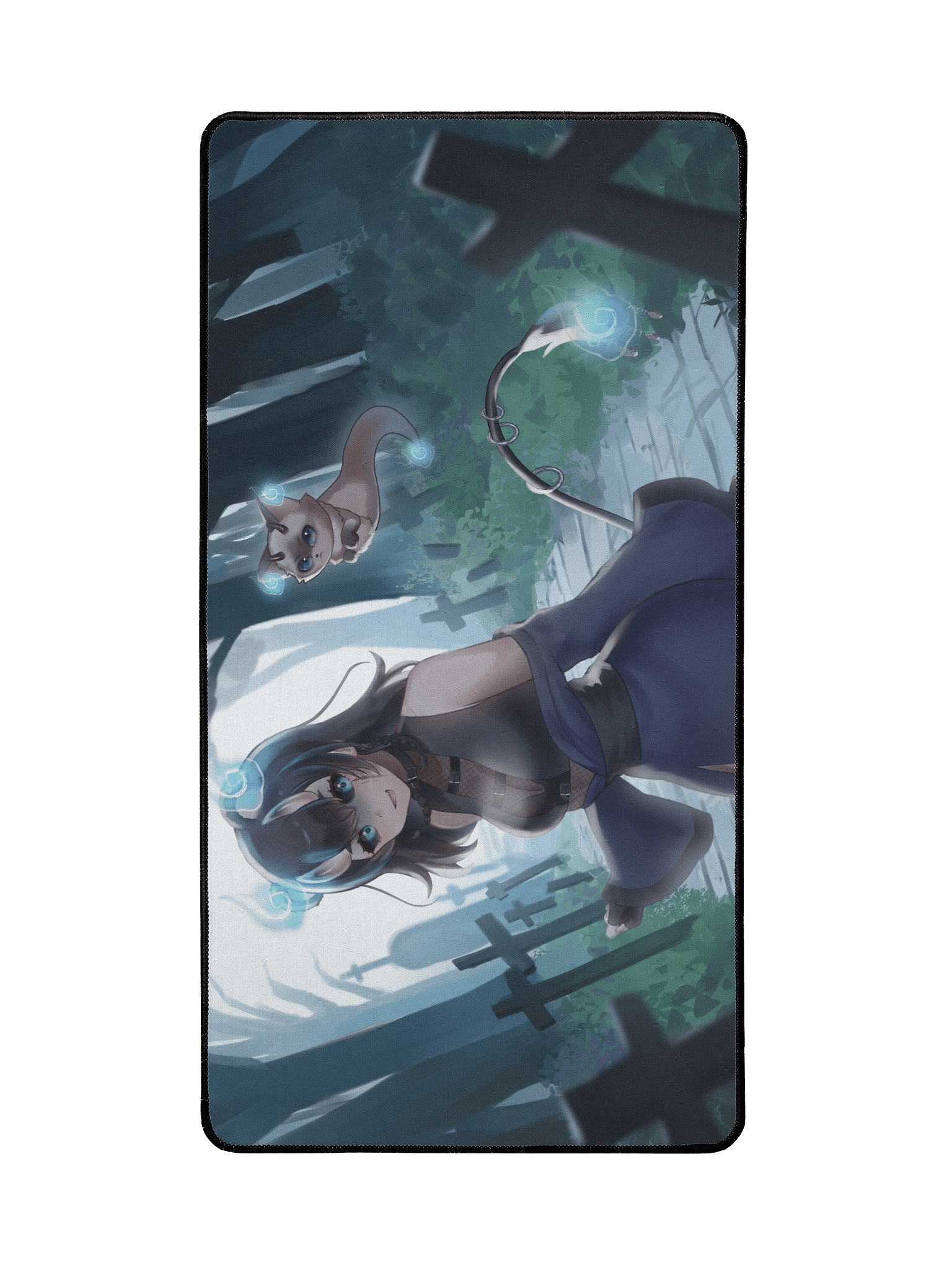 Demon Bear Desk Mat – 5.5” x 31.5” product image (2)