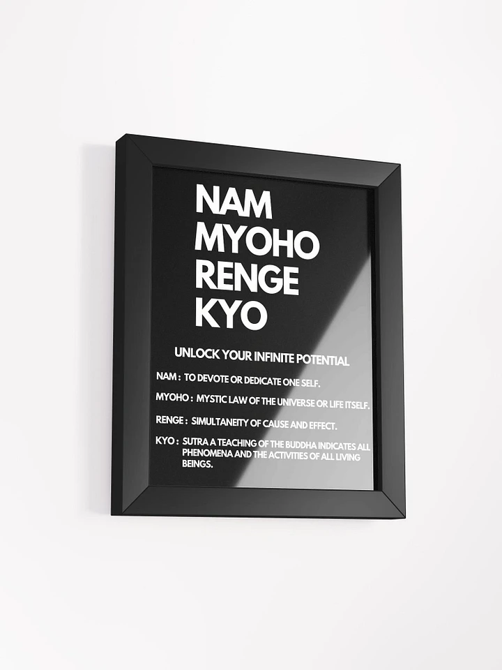 Wall Art Nam-Myoho-Renge-Kyo with Its meaning product image (26)