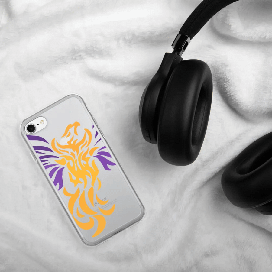 Rising Phoenix Clear Phone Case product image (4)