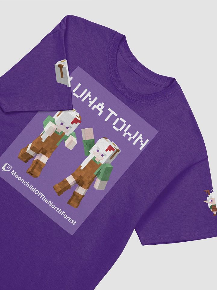 LunaTown Minecraft Short Sleeve T-shirt product image (9)