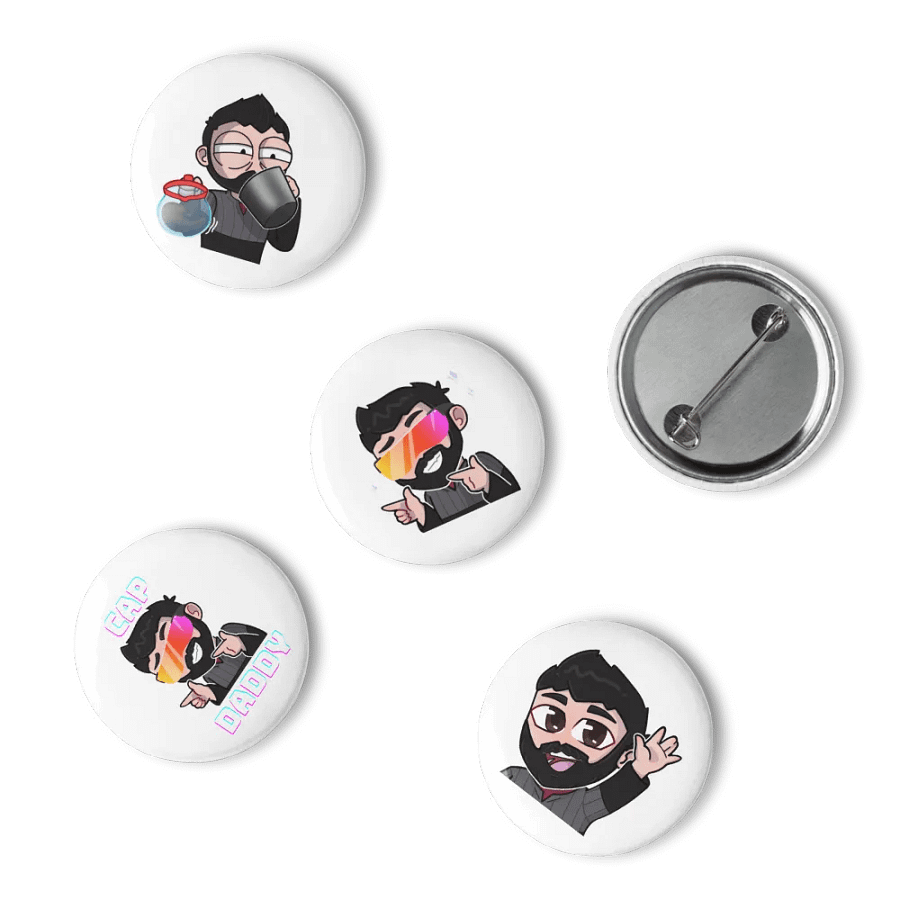 Captain Jim's Pin Button Set product image (10)
