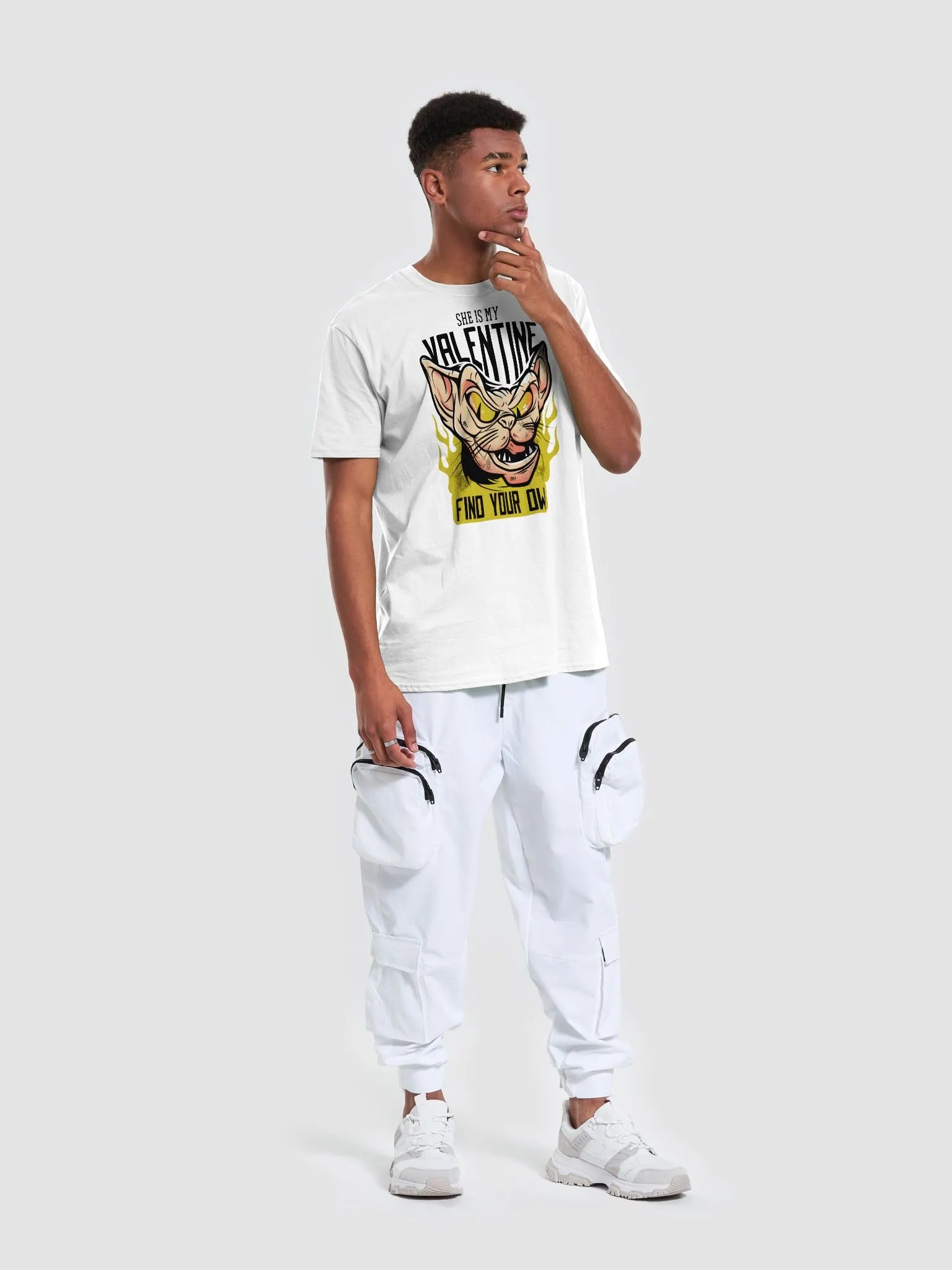 Fierce Feline Flames T-Shirt product image (5)