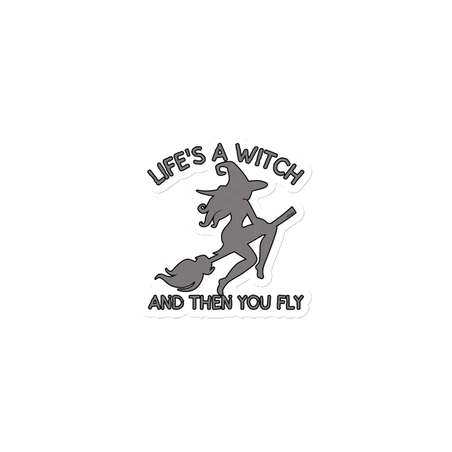 LIFE'S A WITCH AND THEN YOU FLY product image (1)