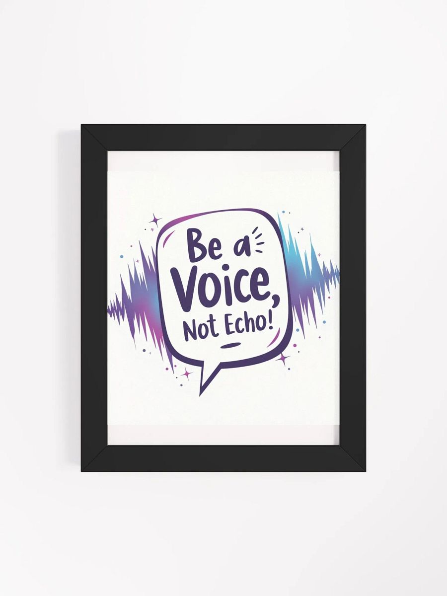 Echo Motivational Framed Poster product image (107)