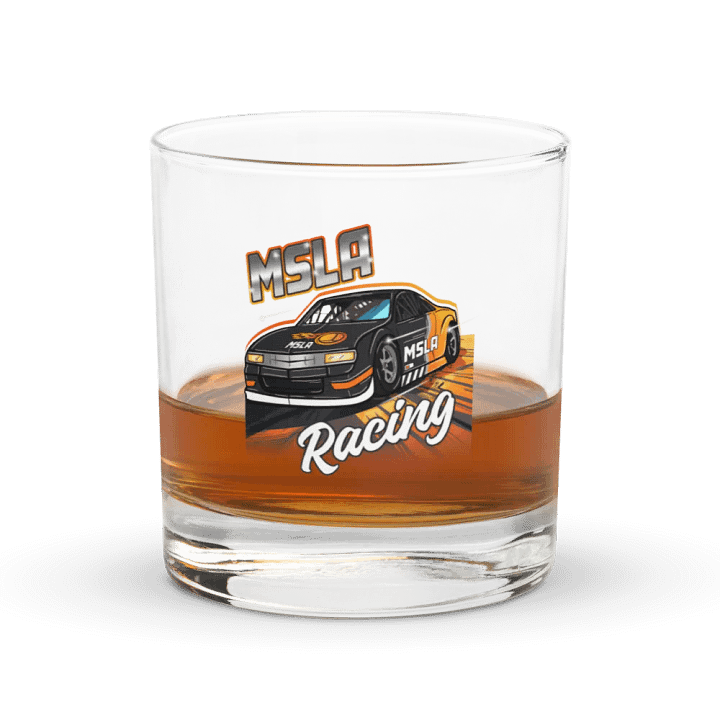 MSLA Racing Team Rocks Glass product image (1)