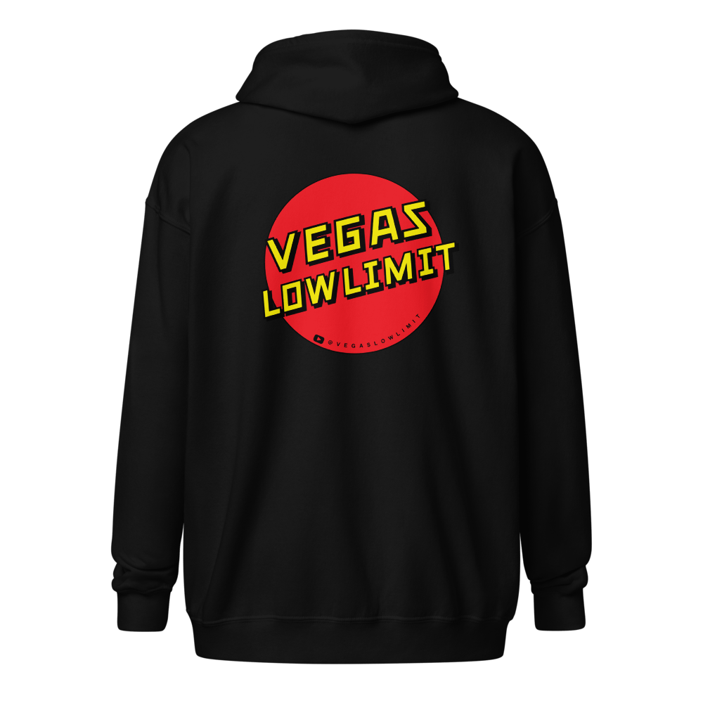 Vegas Low Limit Zip Hoodie: Bold & Comfortable product image (2)