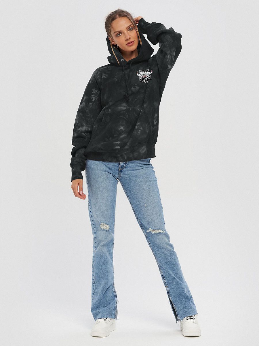 Horns Over Hoops Fusion Tie-Dye Hoodie product image (17)