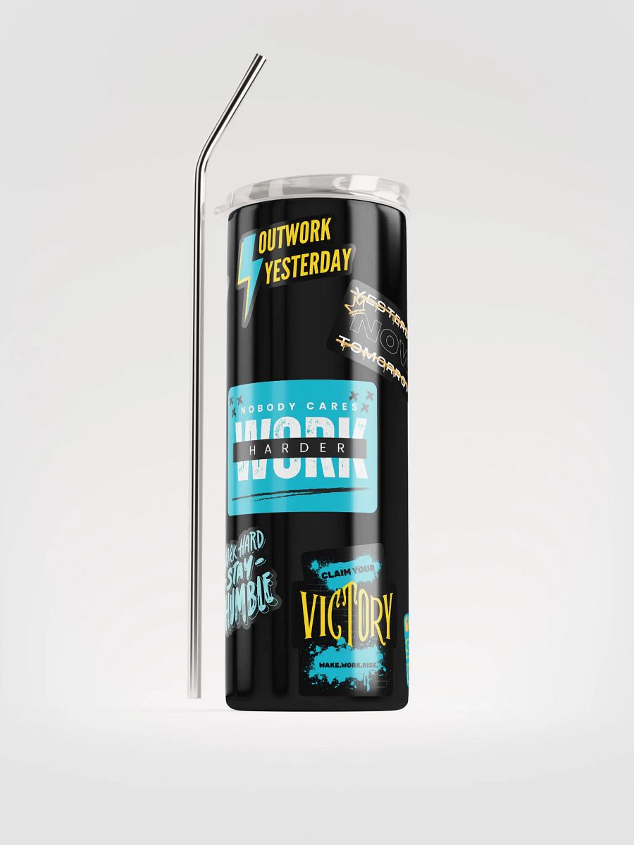 Motivational Quotes Stainless Steel Tumbler product image (1)