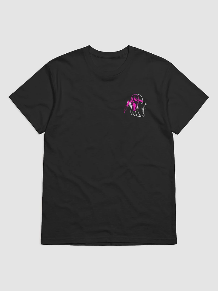 Pink Scream Gh0stie Tee - Black product image (1)